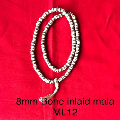 Bone Inlaid Mala