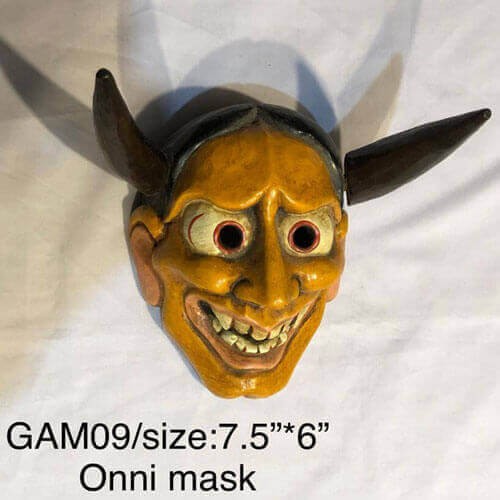 Wooden Onni Mask