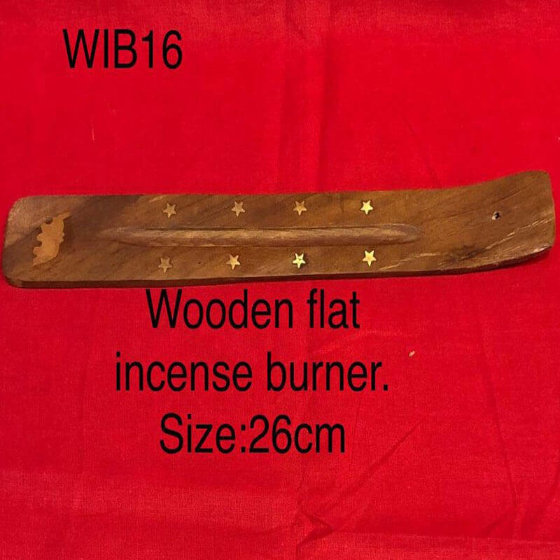 Wooden Flat Incense Burner