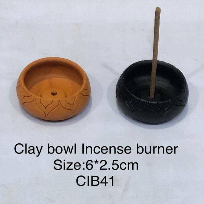 Clay Bowl Incense Burner