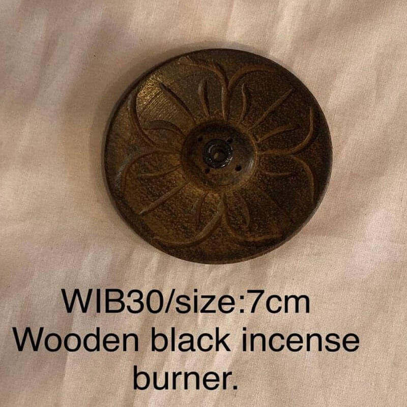 Wooden Black Incense Burner