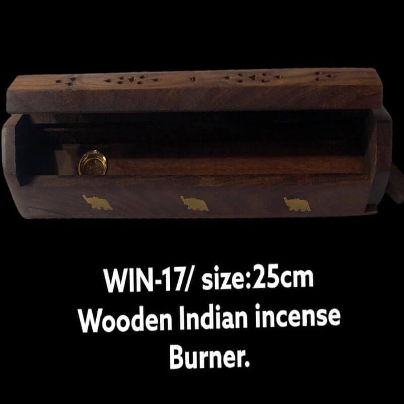 Wooden Indian Incense Burner