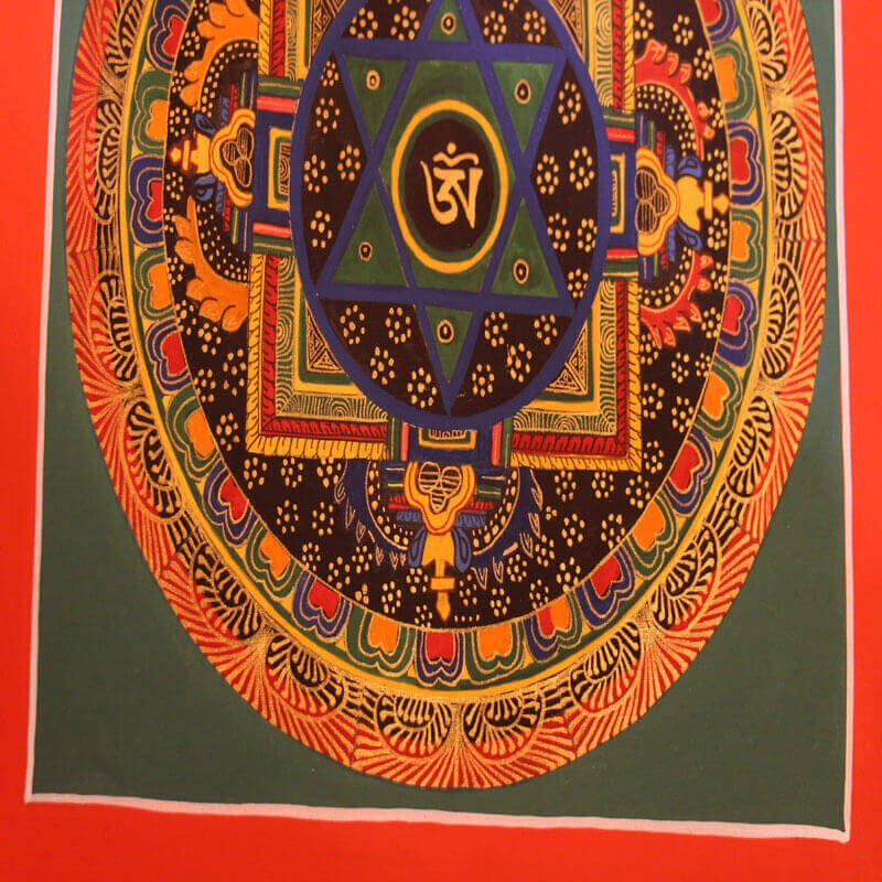 Mandala Star Thangka Painting