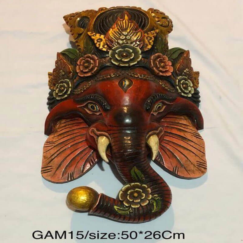 Wooden Ganesh Mask