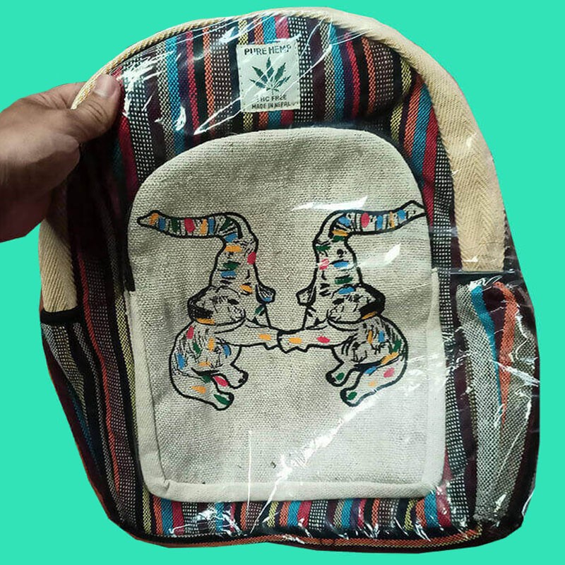 Himalayan Mini Hemp Bag 13
