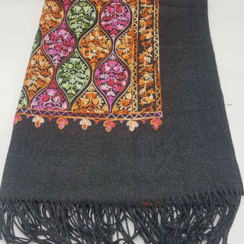 Embroidery Woolen Shawl