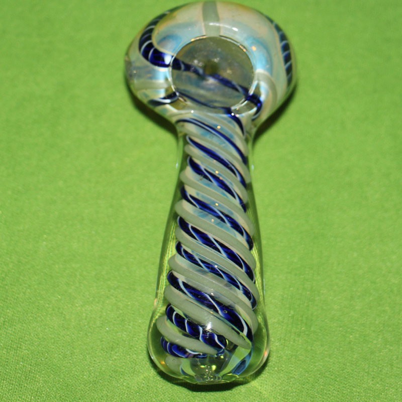 3 cm Spiral Smoking Glass Pipe
