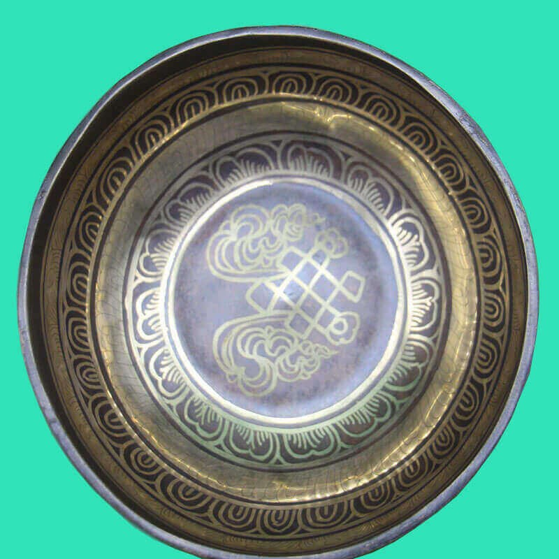 Tibetan Carved Singing Bowl