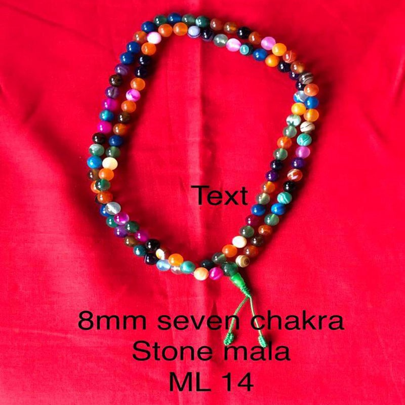 Seven Chakra Stone Mala