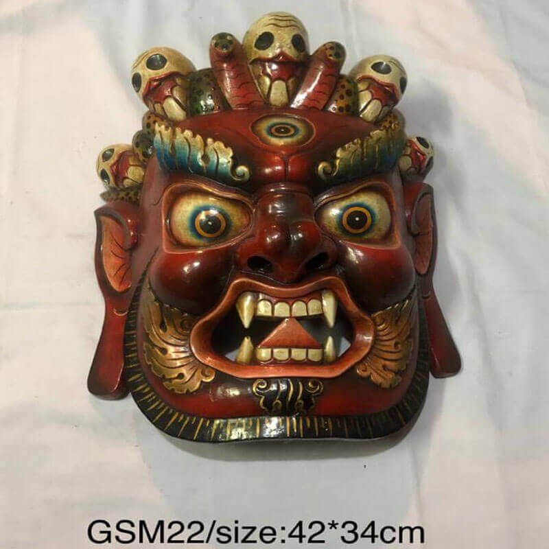 Handmade Nepal Wooden Mask