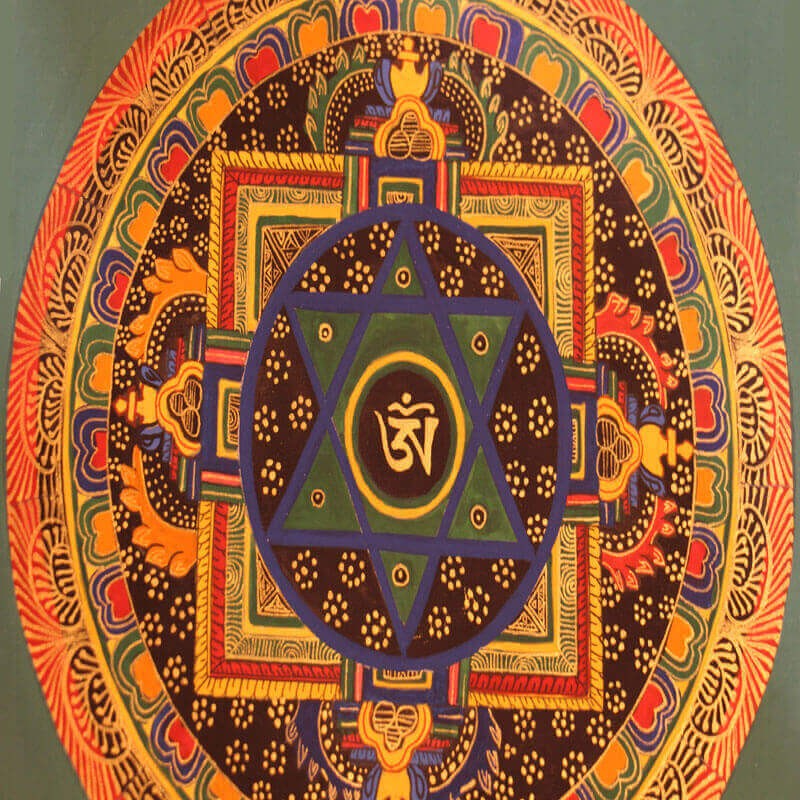 Mandala Star Thangka Painting
