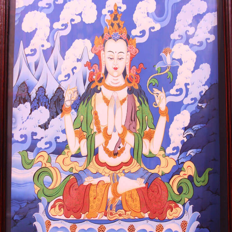 Changresi Handmade Thangka Painting