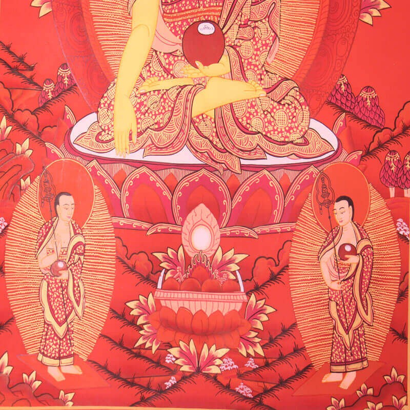 Sakyamuni Buddha Handmade Thangka Painting