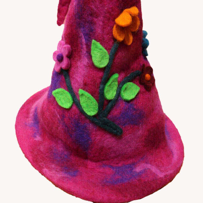 Mixed Colour Felt Hat