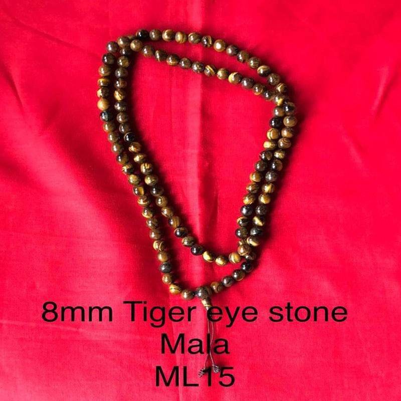 Tiger Eye Stone Mala