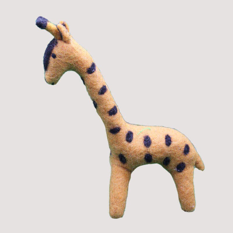 Handmade Felt Giraffe Doll