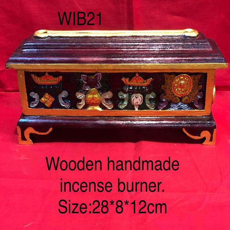 Wooden Handmade Incense Burner 01