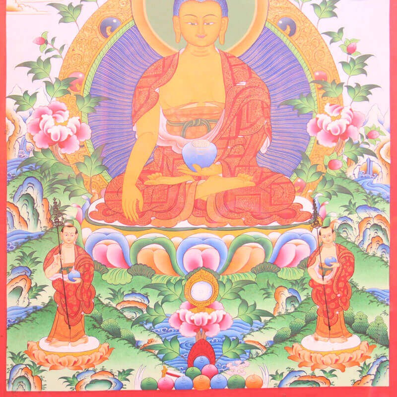 Handmade Buddha Thangka Painting