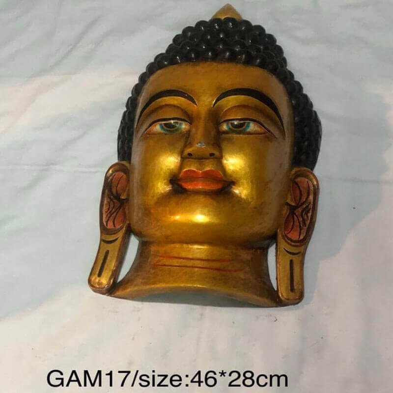 Wooden Buddha Mask