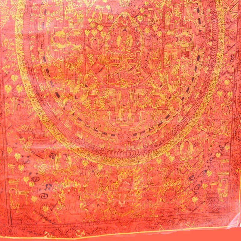Handmade Mandala Thangka Painting