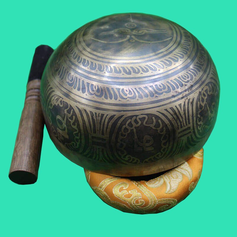 Buddha Eye Carved Singing Bowl
