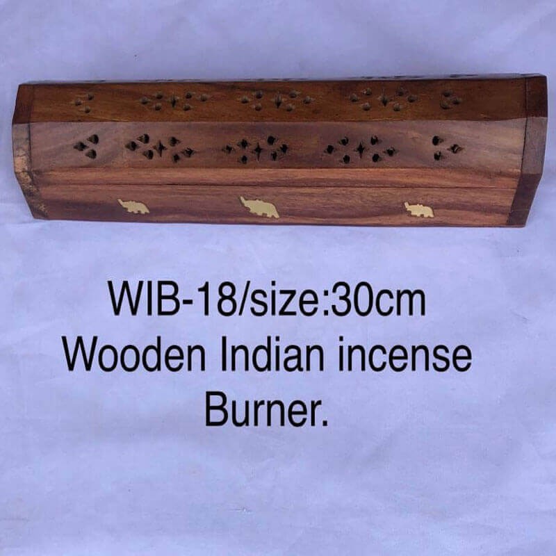 Wooden Indian Incense Burner 01