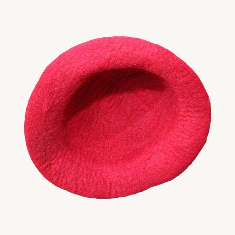 Red Felt Hat