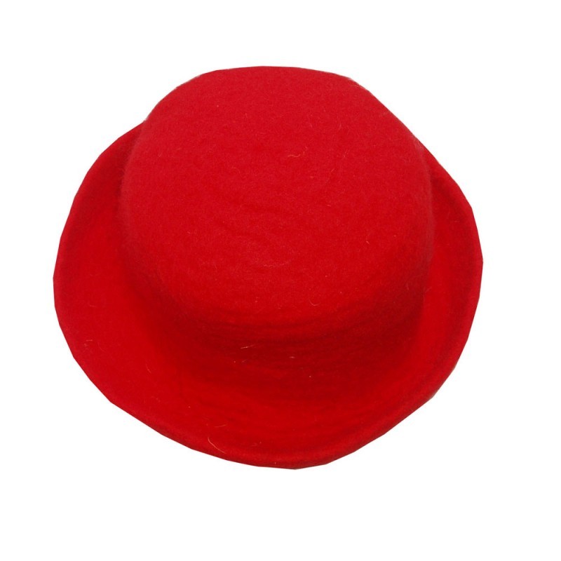 Red Plain Hat