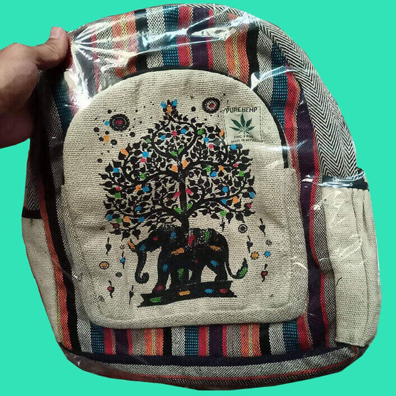 Himalayan Mini Hemp Bag 11