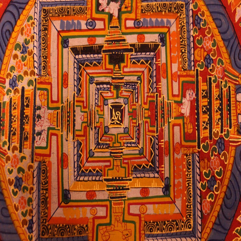 Star Manadala Thangka Painting