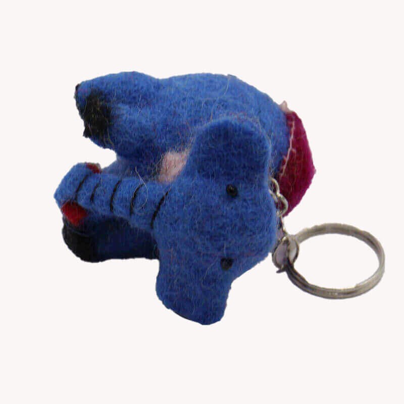 Elephant Key Felt Ring