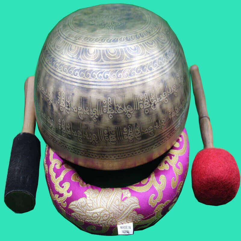 Handmade Bajra Carved Singing Bowl