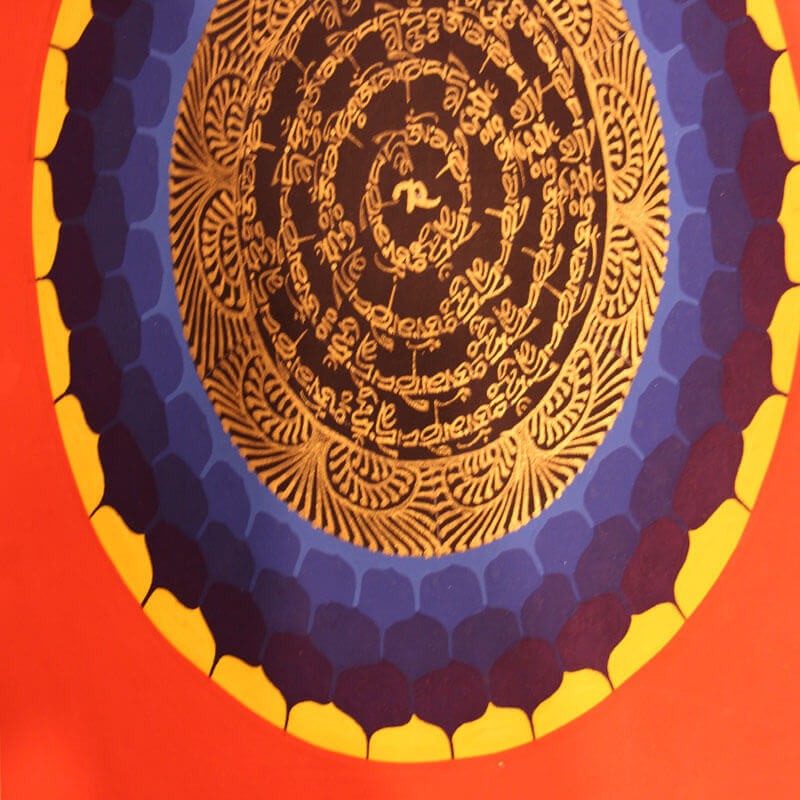 Mandala Mantra Painting