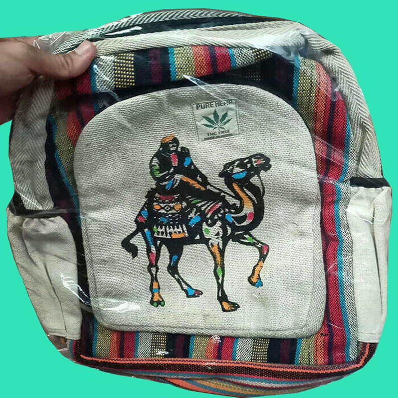 Himalayan Mini Hemp Bag 10