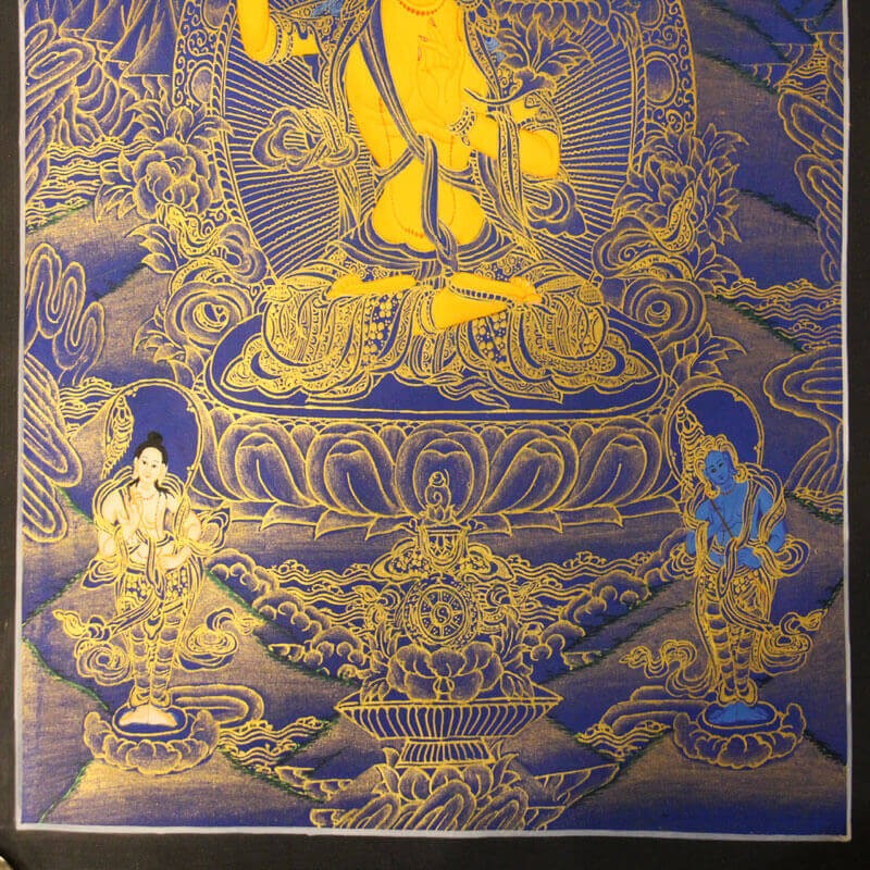 Manjusri Thangka Painting