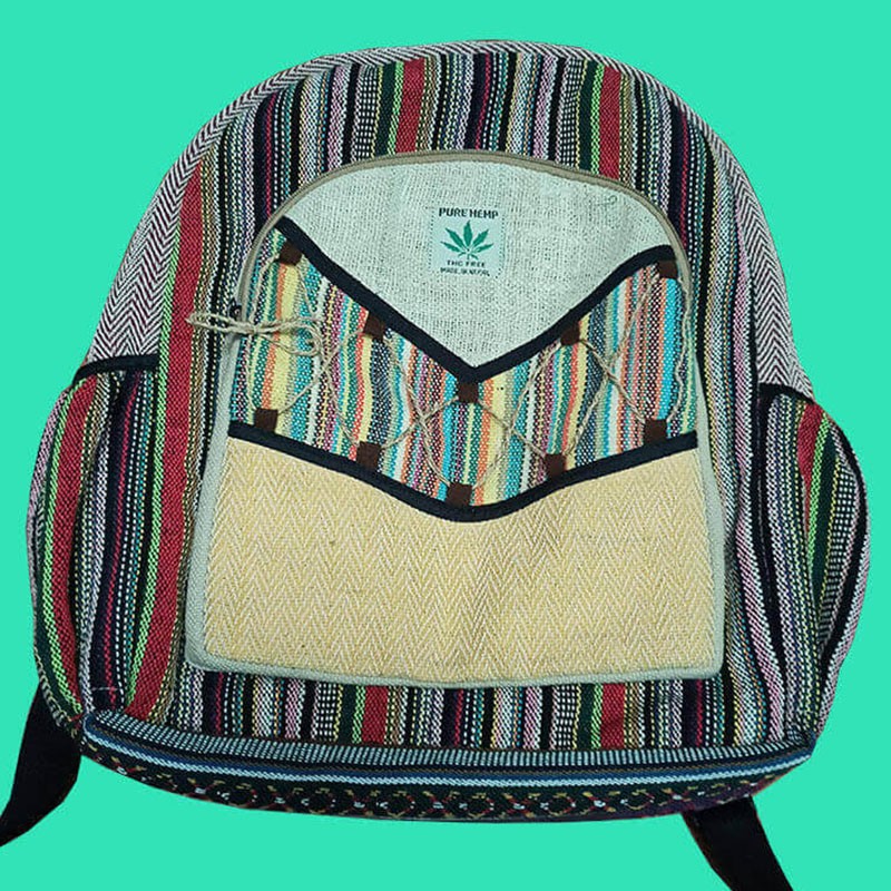 Mini Hemp Backpack Bag
