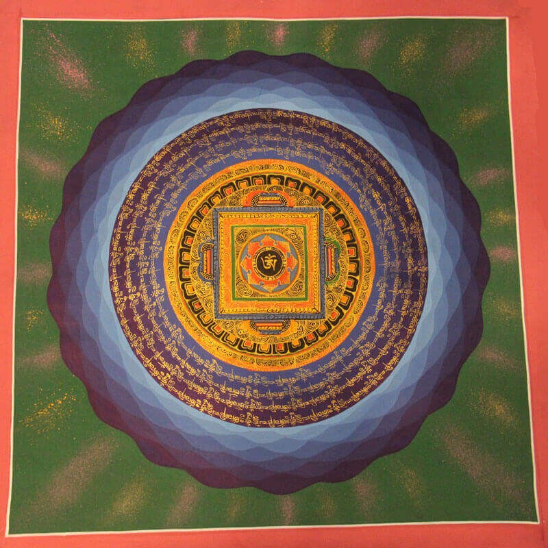 Mantra Thangka Painting 06