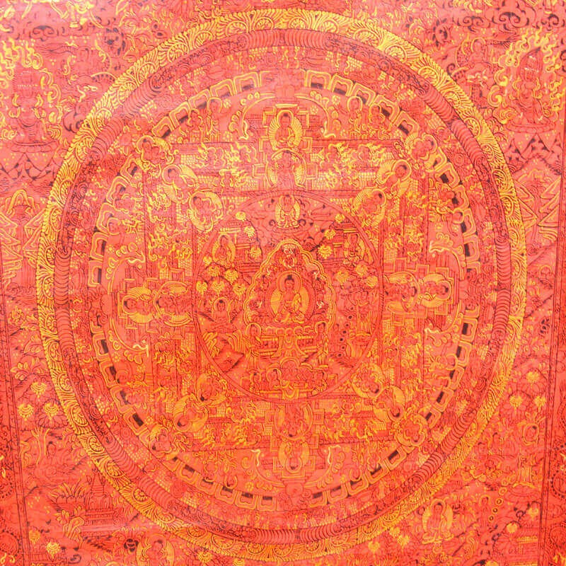 Handmade Mandala Thangka Painting