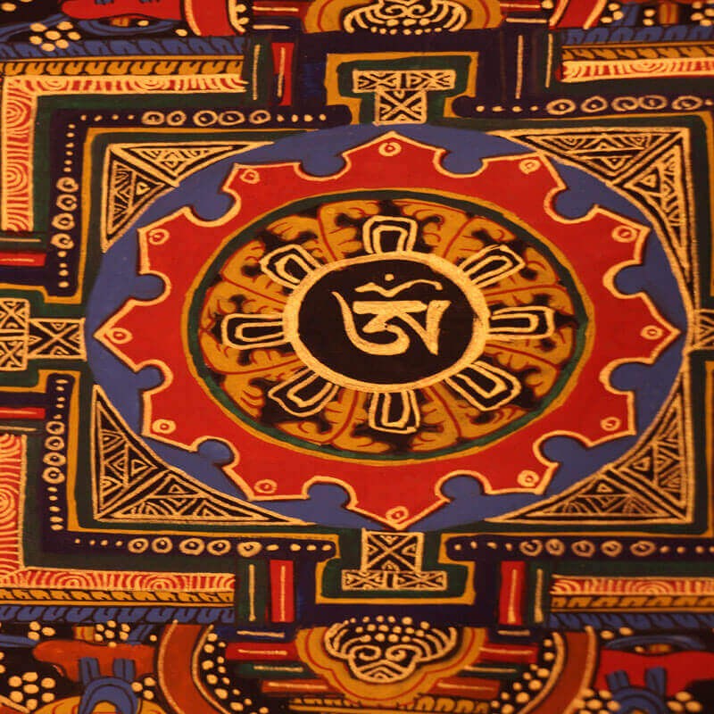 Om Mandala Thangka Painting