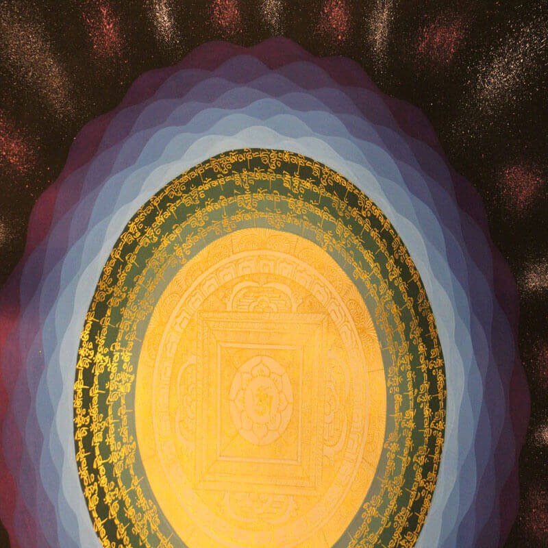 Mantra Thangka Painting 02