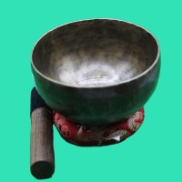 Om Carving Singing Bowl
