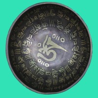 Full Mantra Singing Bowl