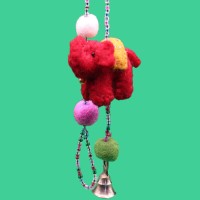 Elephant Felt Hanging Decoration