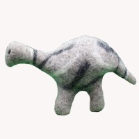 Handmade Felt Dinosaur