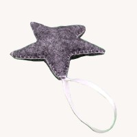 Grey Felt Star