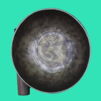Om Carving Singing Bowl