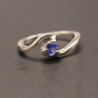 Tanzynite Sliver Ring