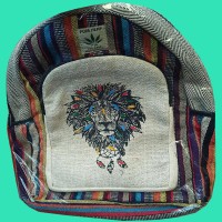 Lion Himalayan Mini Hemp Bag