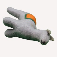 Light Purple Lamb Felt Doll