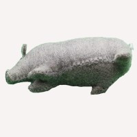 Brown Felt Pig Doll